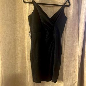 Express bodycon little black dress